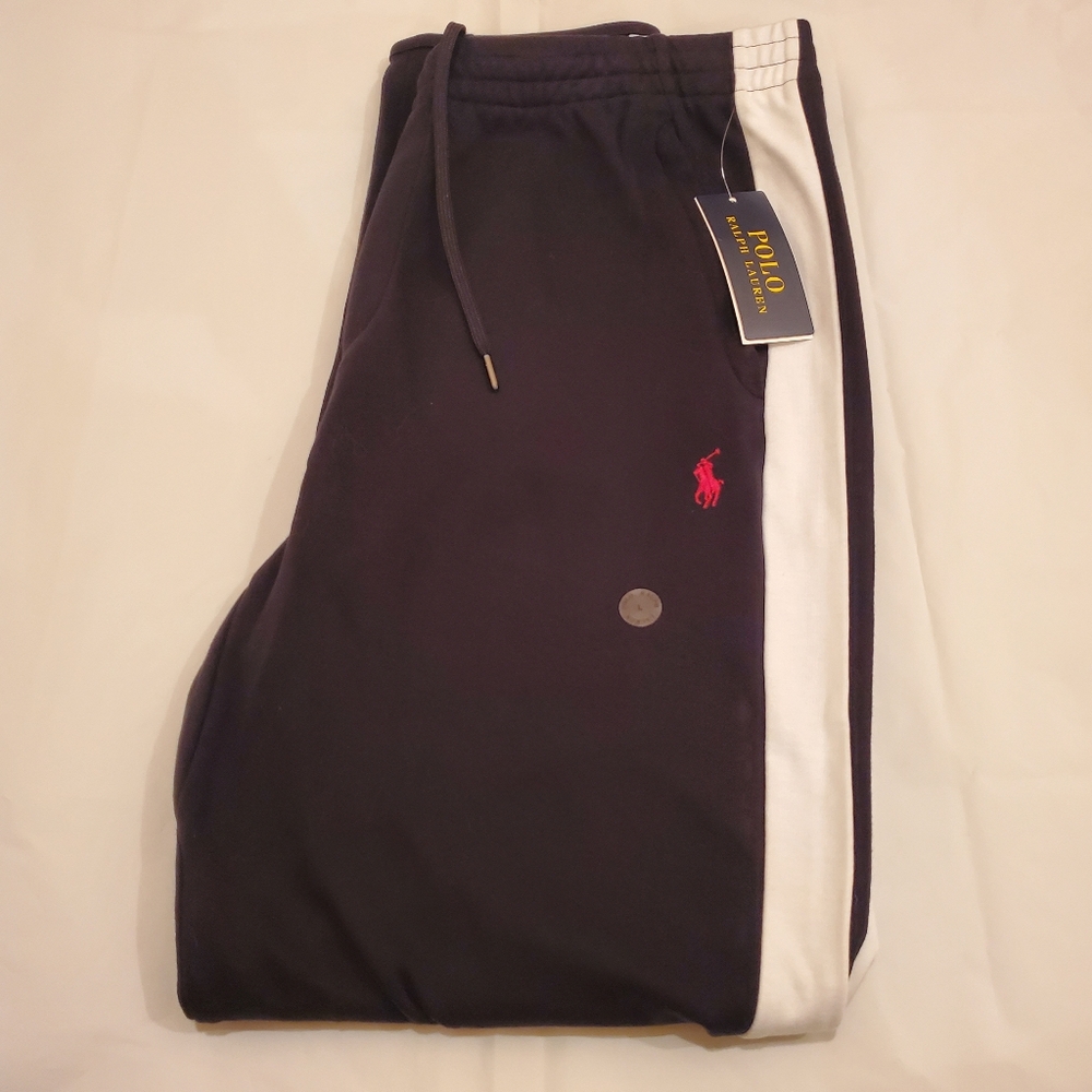 NWT Polo Ralph Lauren replen core black white active jogger pants men's L - Picture 13 of 16